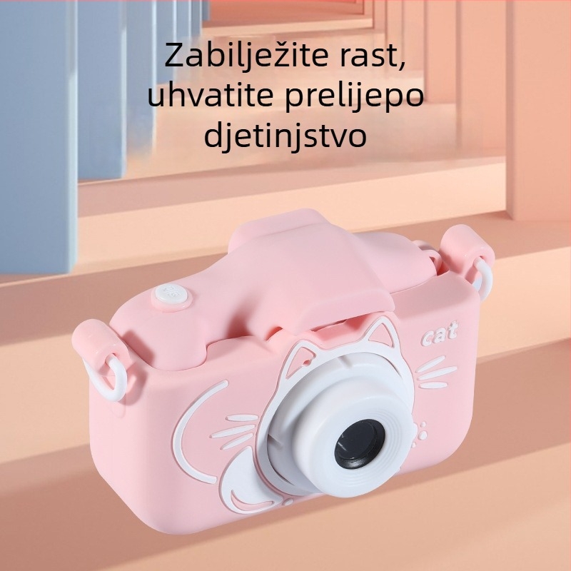 X8/X7 Butterfly Cat Dječja kamera – HD dvostruki objektiv, 2.0-inčni LCD, 20MP, slot za memorijsku karticu, igre, fotografiranje i snimanje videa