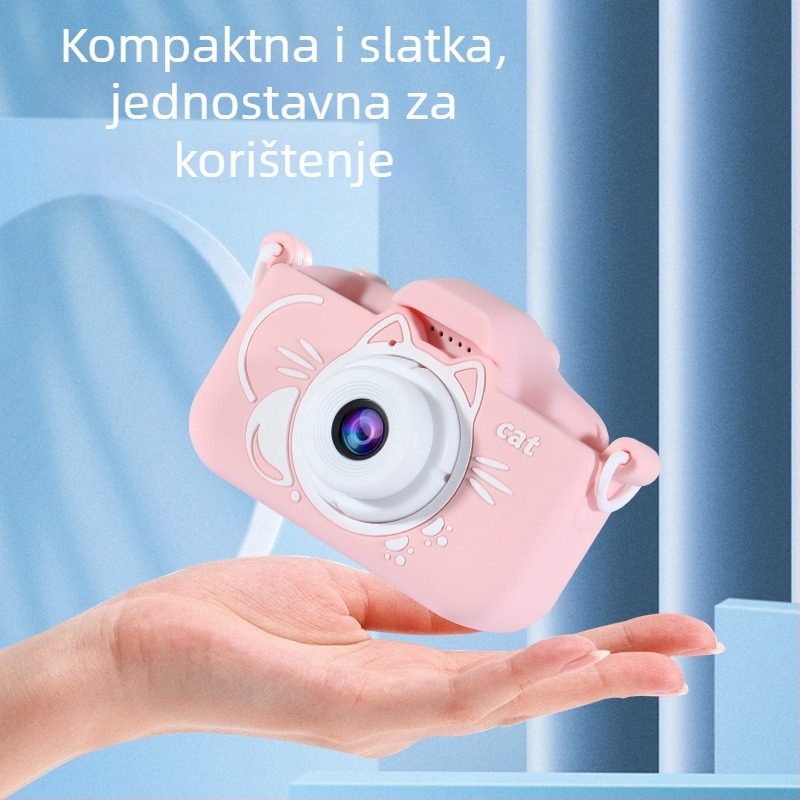 X8/X7 Butterfly Cat Dječja kamera – HD dvostruki objektiv, 2.0-inčni LCD, 20MP, slot za memorijsku karticu, igre, fotografiranje i snimanje videa