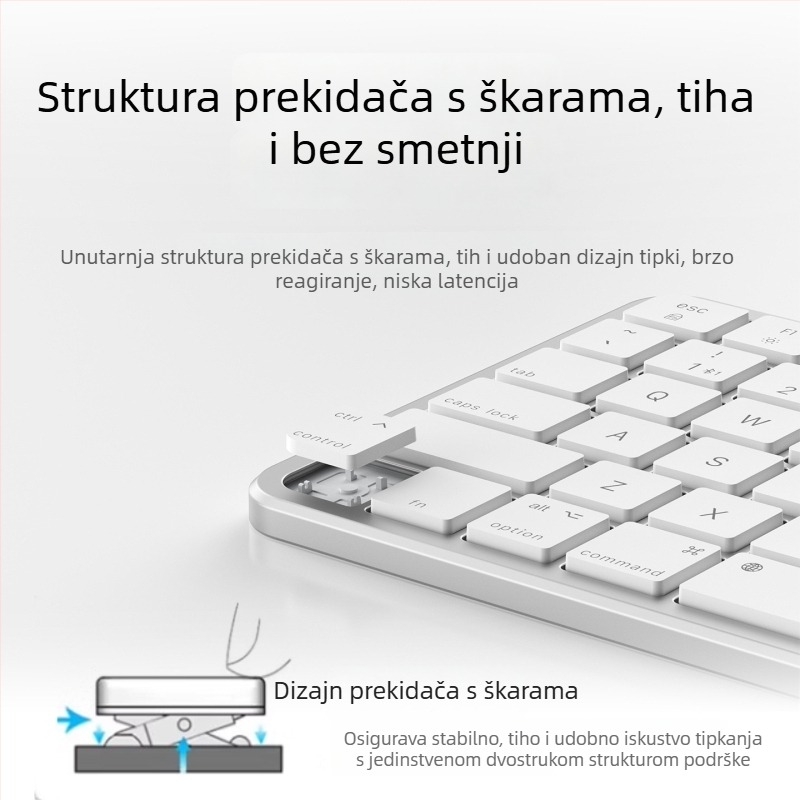 Tablet tipkovnica, bežična, 98+ tipki, ABS materijal, 2024 model