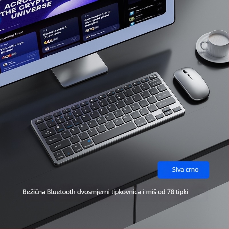 Tablet tipkovnica, bežična, 98+ tipki, ABS materijal, 2024 model