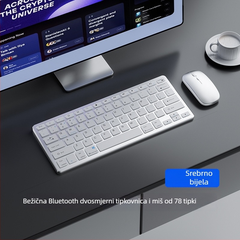 Tablet tipkovnica, bežična, 98+ tipki, ABS materijal, 2024 model