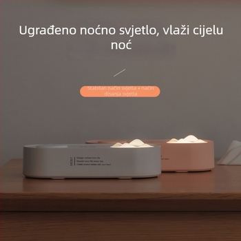 Vlaživač bočice vode s USB napajanjem, 1 izlaz magle, kapacitet spremnika 1,0–2,5 L, za 31–40 m², aromaterapija, tiho aerosoliziranje