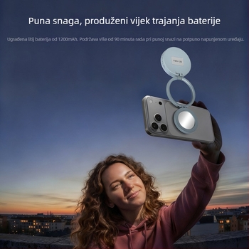 Mini rasvjeta za fotografiranje i prijenos uživo s magnetskim klipom, 126 LED, model 180orsda, ispod 10W, 5V