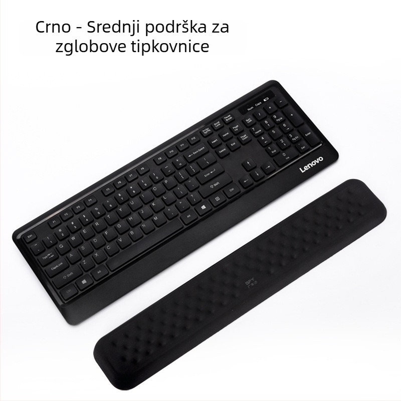 Dvostruki set naslona za zglobove tipkovnice i miša; materijal: smolna pločica; konstrukcija: plastično lijevanje; protuklizno; OEM prilagodba dostupna