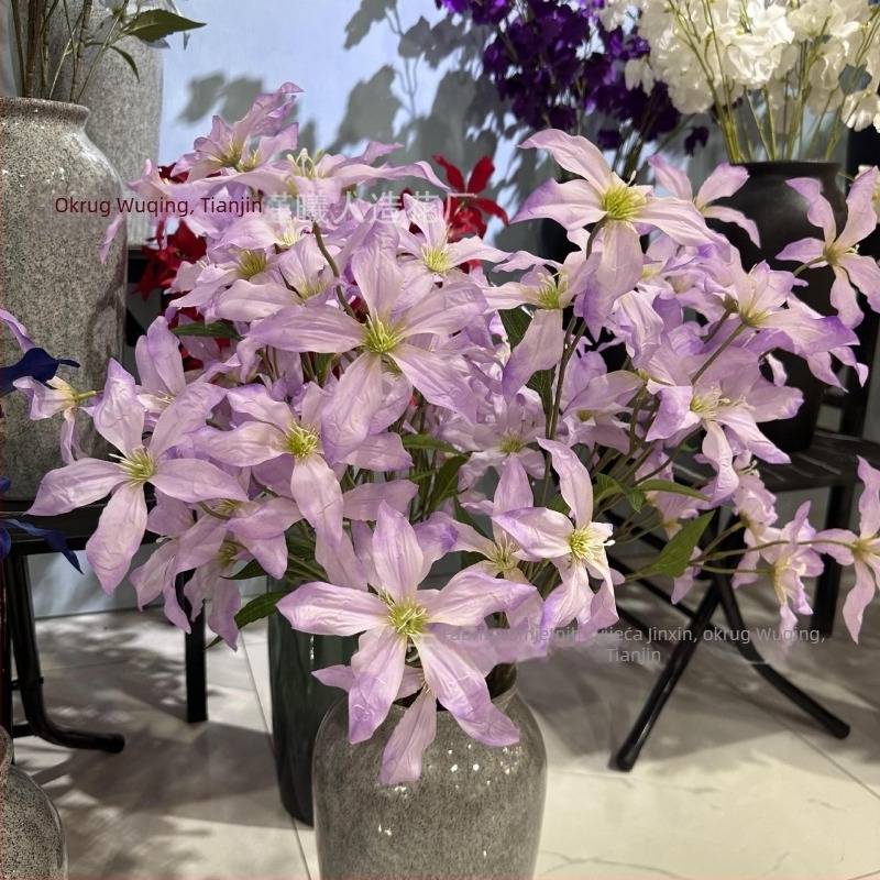Vjenčani umjetni cvjetovi za vanjske fotografije, svilenkasti cvjetovi s orchidama, Jin xi Jinxi-0922-1