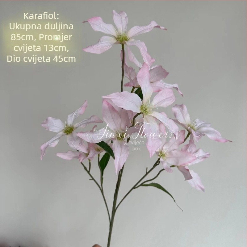Vjenčani umjetni cvjetovi za vanjske fotografije, svilenkasti cvjetovi s orchidama, Jin xi Jinxi-0922-1