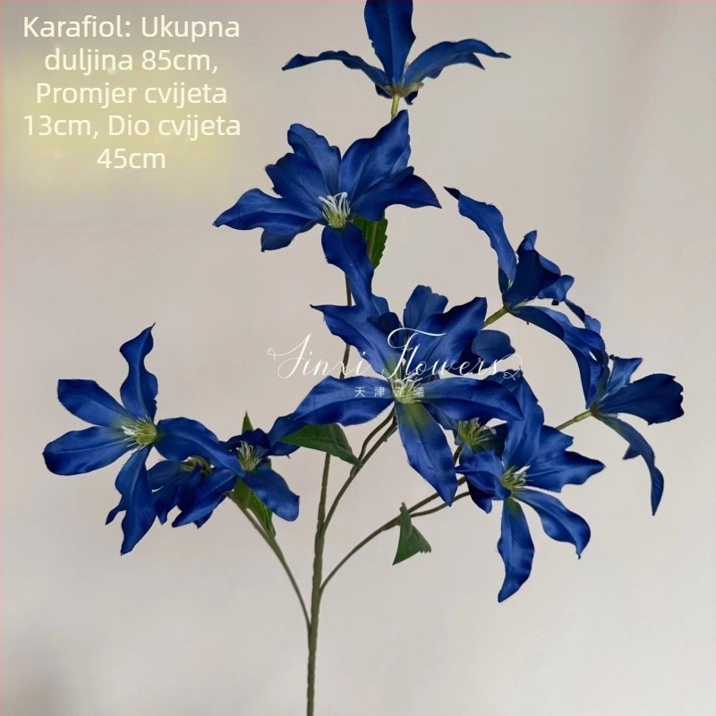 Vjenčani umjetni cvjetovi za vanjske fotografije, svilenkasti cvjetovi s orchidama, Jin xi Jinxi-0922-1