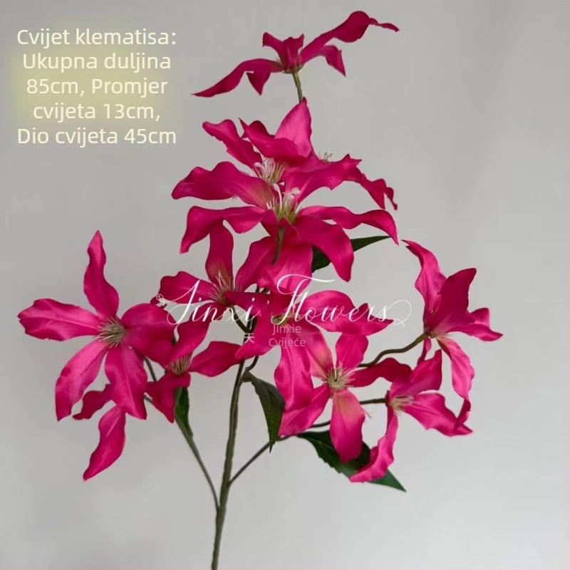 Vjenčani umjetni cvjetovi za vanjske fotografije, svilenkasti cvjetovi s orchidama, Jin xi Jinxi-0922-1