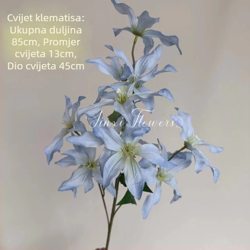 Vjenčani umjetni cvjetovi za vanjske fotografije, svilenkasti cvjetovi s orchidama, Jin xi Jinxi-0922-1