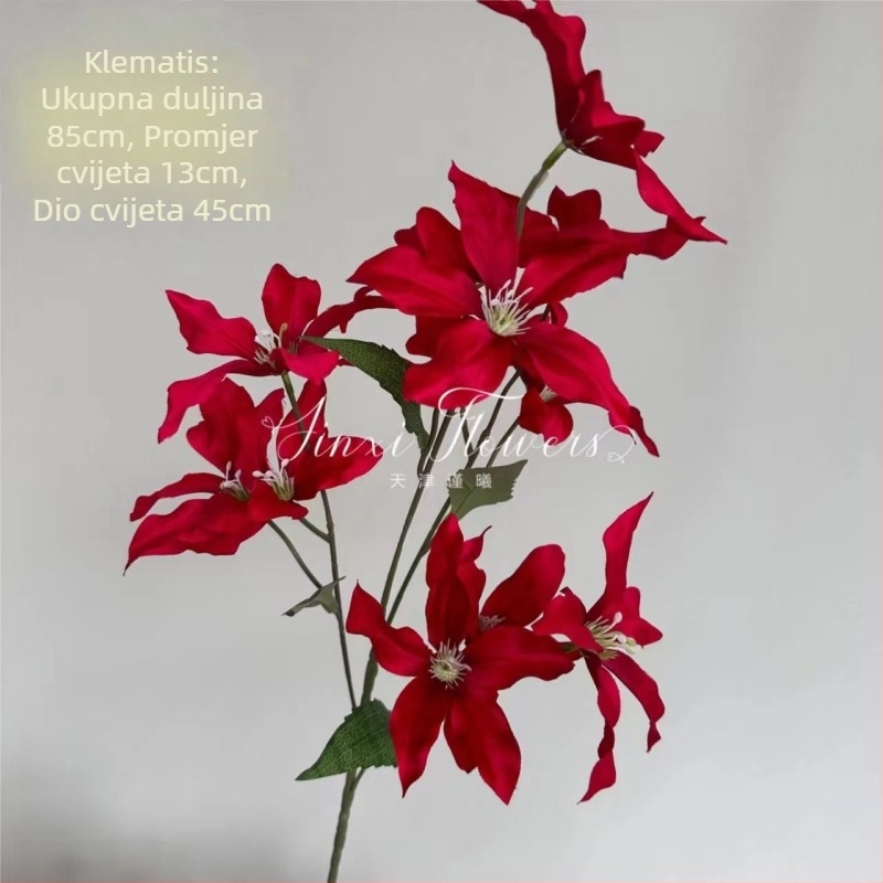 Vjenčani umjetni cvjetovi za vanjske fotografije, svilenkasti cvjetovi s orchidama, Jin xi Jinxi-0922-1