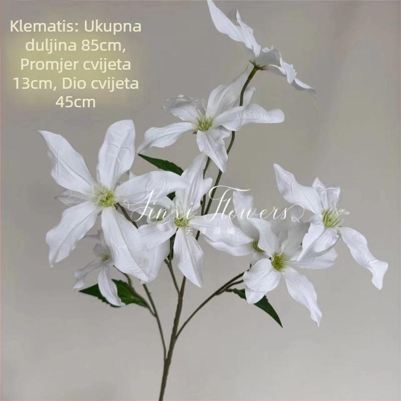 Vjenčani umjetni cvjetovi za vanjske fotografije, svilenkasti cvjetovi s orchidama, Jin xi Jinxi-0922-1