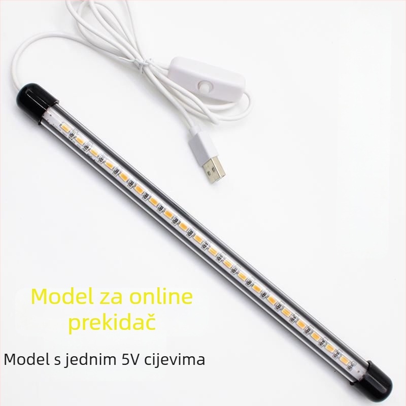 USB vremenska LED rasvjeta s punim spektrom za sukulente i unutarnje cvijeće — tri boje temperature, niski snaga (≤5W), napon ≤36V