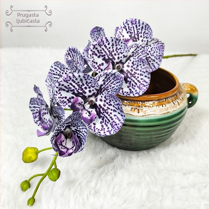 Umjetna Magnolia Phalaenopsis orhideja — Mala Phalaenopsis, Rod: Phalaenopsis, Marka: Wing Bee Craft Museum, Materijal: 35888897805, Upotreba: vjenčanja, rekviziti za fotografiju, kućna dekoracija
