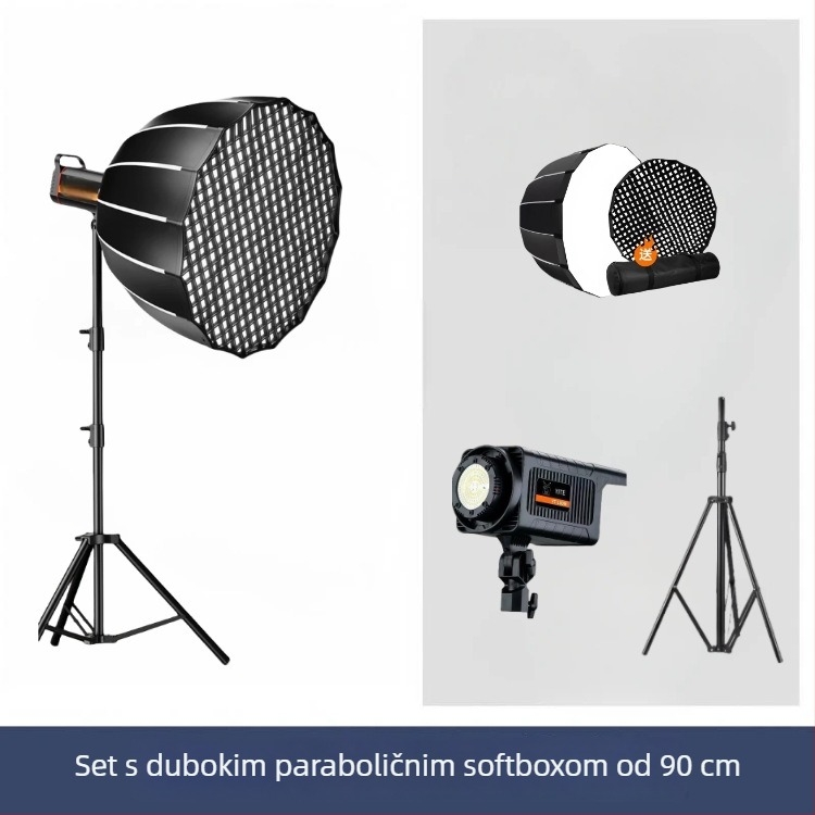 LED rasvjeta za live streaming, YM-S600, 100W, 110-220V, tri boje temperature
