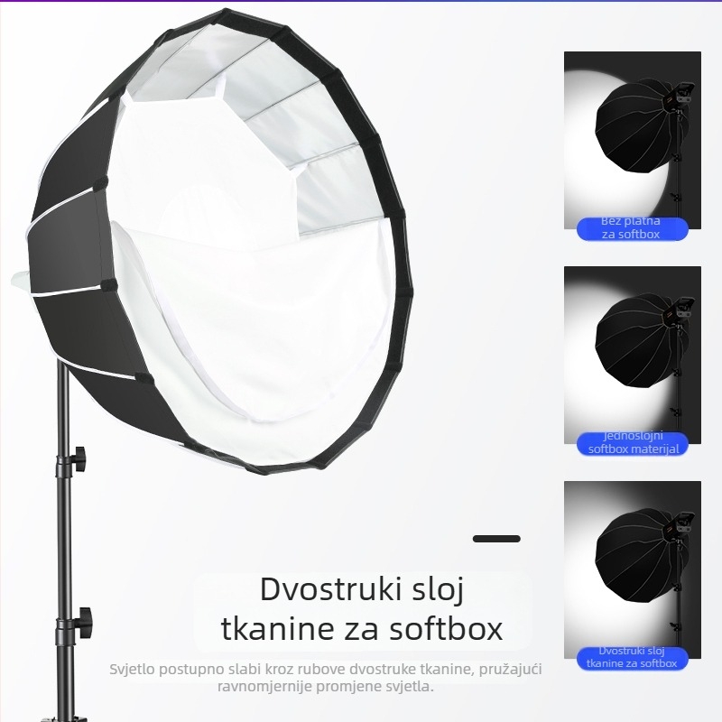 LED rasvjeta za live streaming, YM-S600, 100W, 110-220V, tri boje temperature