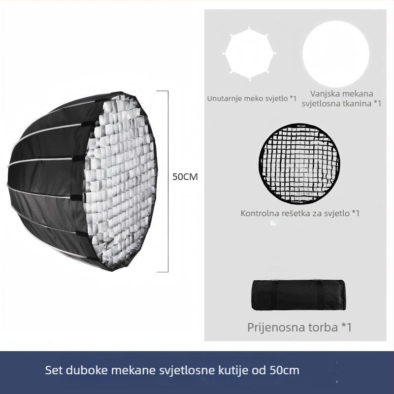 LED rasvjeta za live streaming, YM-S600, 100W, 110-220V, tri boje temperature
