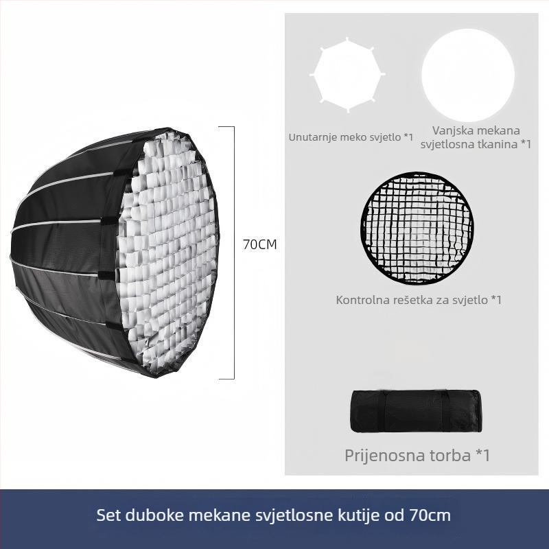 LED rasvjeta za live streaming, YM-S600, 100W, 110-220V, tri boje temperature