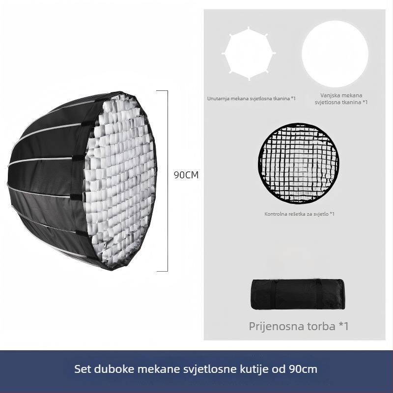 LED rasvjeta za live streaming, YM-S600, 100W, 110-220V, tri boje temperature