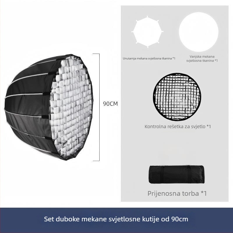 LED rasvjeta za live streaming, YM-S600, 100W, 110-220V, tri boje temperature