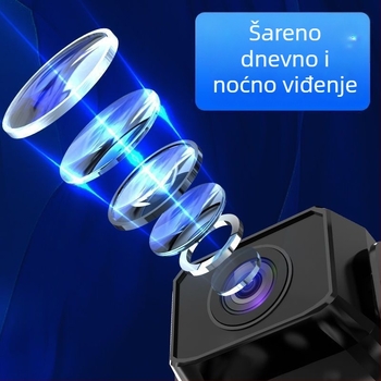 4-kanalni sustav nadzora vozila s 360° panoramom, 24V, HD noćno vidjenje reverzna kamera, univerzalni 2-kanalni DVR