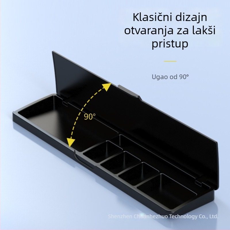 Dvostruki gumeni naslon za zapešće za gamersku tipkovnicu s kutijom za pohranu (model jp-1) – vodootporan, protuklizan, otporan na habanje