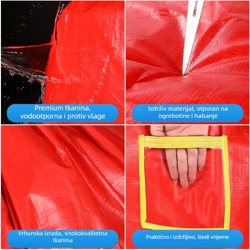 Tkana plastična vrećica za ekspresni prijenos, PE premaz, otisak logotipa, nosivost 1-50, za plastične materijale