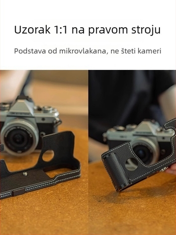 Torba za fotoaparat od prave kože, ručna torba, unisex, proljeće 2025