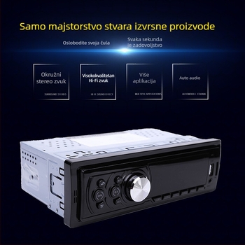 Automobilski MP3 player 17. serija, plastično kućište, 12V napajanje, ISO sučelje, MP3 reprodukcija u automobilu