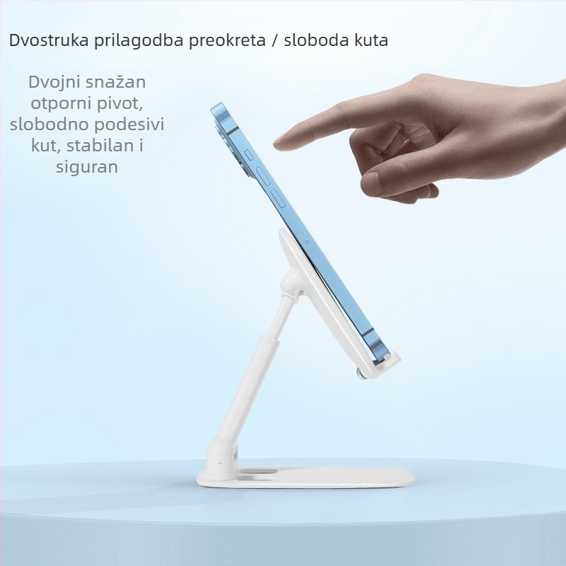 Stolni držač za telefon, ABS materijal, sklopivi dizajn, Record Work marka, podrška prilagođavanju, 3C certifikat 2020010907343370