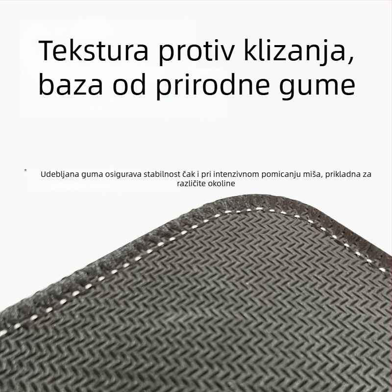 Podloga za miš – prirodni kaučuk, protuklizna, termotransfer, ispis logotipa, prilagodljiva