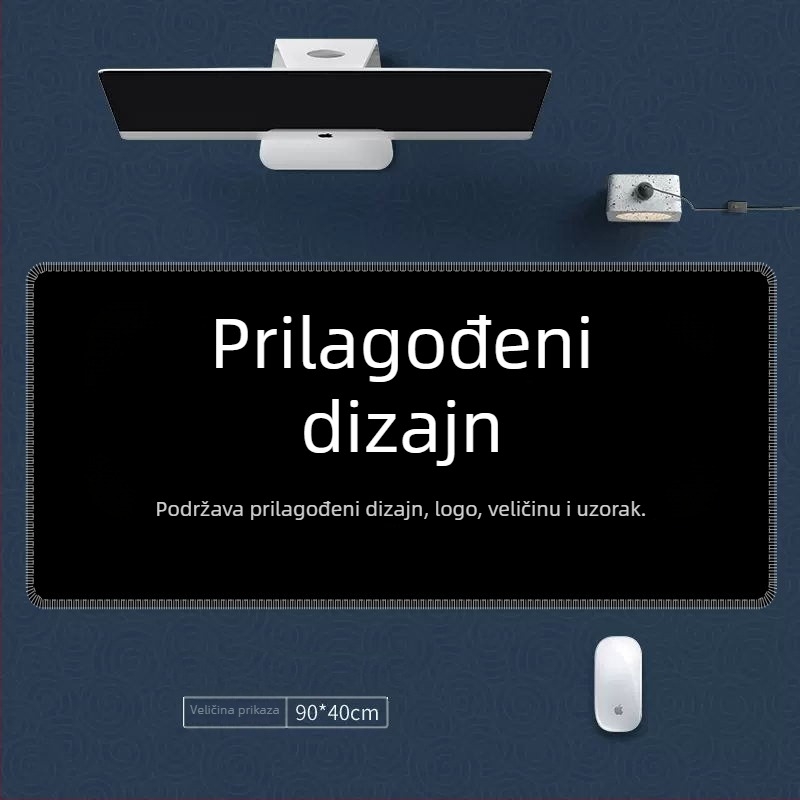 Podloga za miš – prirodni kaučuk, protuklizna, termotransfer, ispis logotipa, prilagodljiva