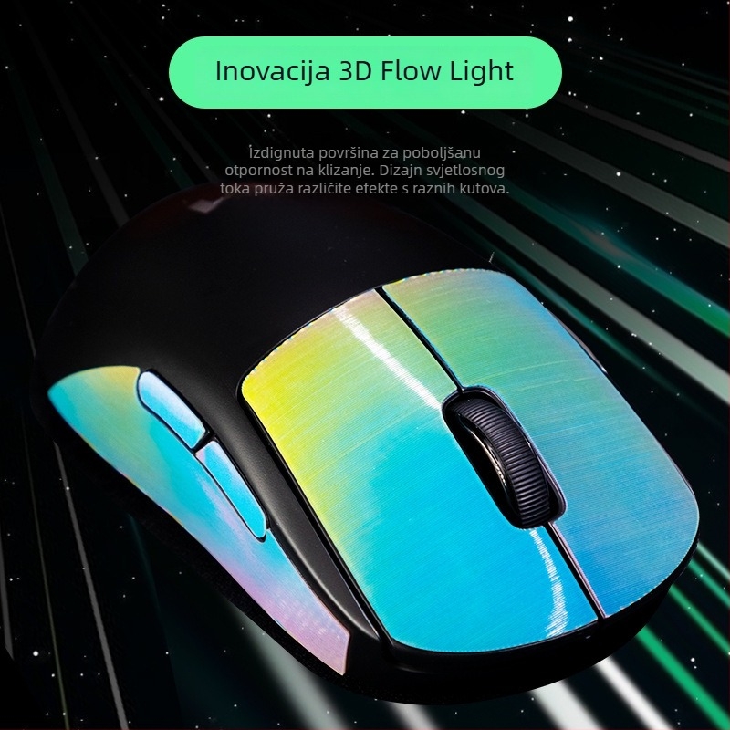 Protuklizne silikonske naljepnice za Logitech GPW gaming miša – šarolik dizajn