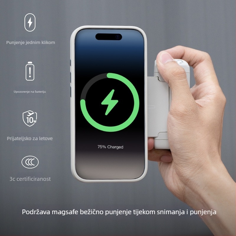 PGYTECH MagCam2 ručka za mobilnu fotografiju s Bluetooth daljinskim upravljačem i magnetskim bežičnim punjenjem — Modeli P-PG-081/082/083; Materijali: ABS+PC, aluminijska legura, cinkova legura