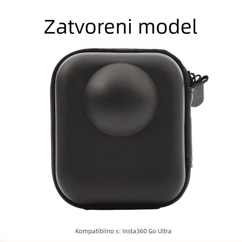 Shadowstone torbica za pohranu Insta360 Go Ultra — vodootporna EVA + velur futrola, kompatibilna s Go Ultra, prijenosni organizator kamere