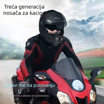 Motociklistička kaciga s pantnim nosačem za akcijsku kameru (Značka TUYU, Model Hinge chin stand, Materijal PC, Kompatibilno: akcijske kamere)