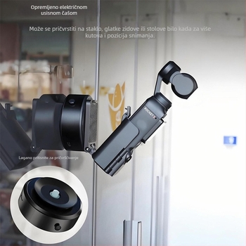 Magnetska baza za DJI Pocket3 – automobilna usisna čašica i višenamjenski stolni fiksator OSMO