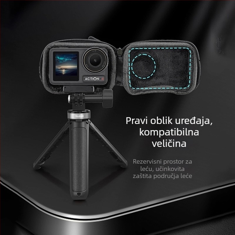 axyn Torbica za pohranu s otvorenim gornjim dijelom za DJI Action6, jednokamerna sportska kamera, pribor protiv pada