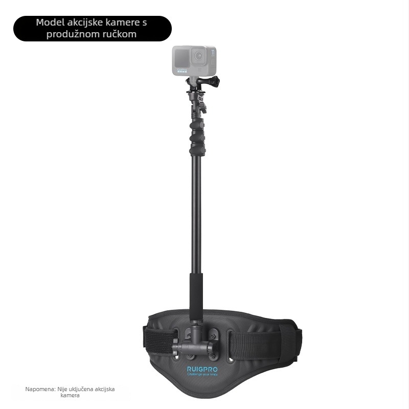 Držač za telefon na prsa za snimanje u POV-u, s klipom za ruksak, kompatibilan s Insta360, GoPro, DJI