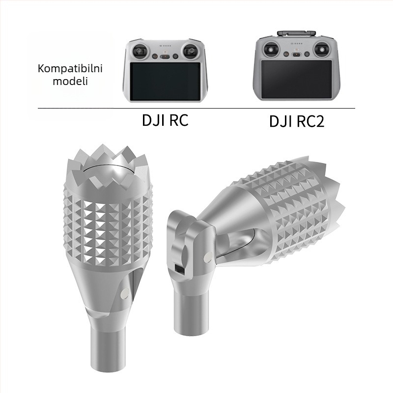 Teleskopski joystick za DJI daljinsko upravljanje – aluminijska legura i silikon, model 1474200, kompatibilan s DJI RC1/RC2, ispis logotipa dostupan