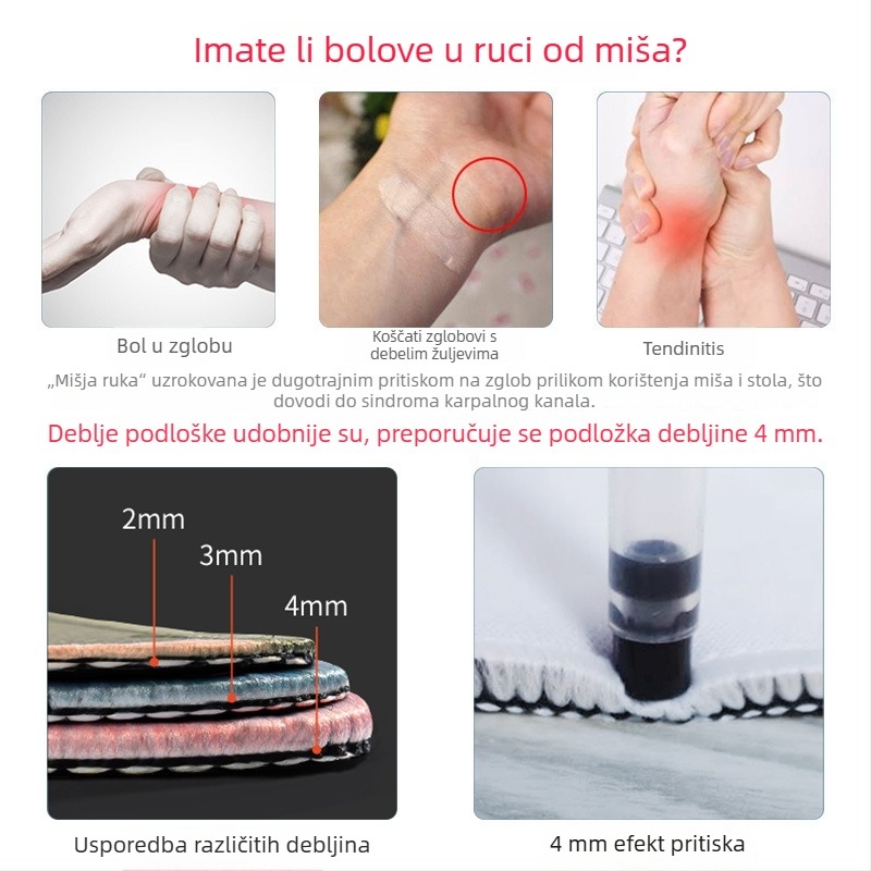 Thunderfire Podloga za miš s dijagramom rastavljanja oružja – velika 300×600 mm, protuklizna, jednostrana, ispis transferom topline, crtani stil