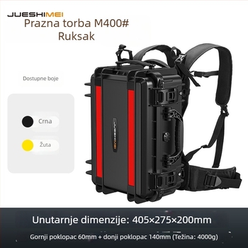 Torba za fotografsku opremu s čvrstim kućištem, vodootporna plastična, stil ruksaka — JUESHIMEI, serija JSM-M