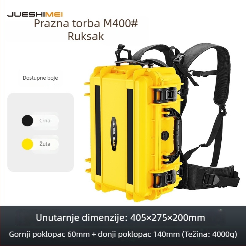 Torba za fotografsku opremu s čvrstim kućištem, vodootporna plastična, stil ruksaka — JUESHIMEI, serija JSM-M
