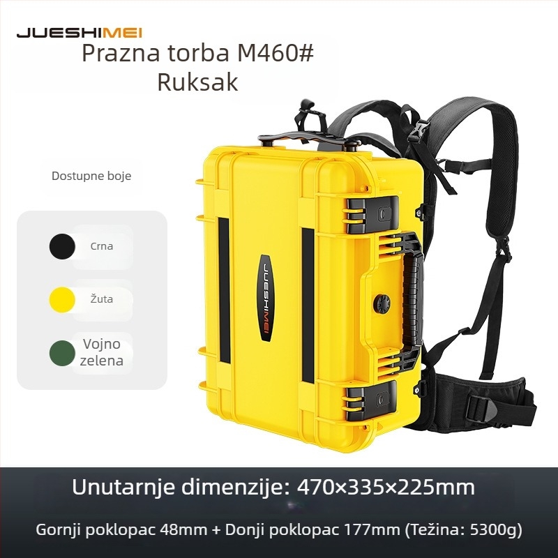 Torba za fotografsku opremu s čvrstim kućištem, vodootporna plastična, stil ruksaka — JUESHIMEI, serija JSM-M