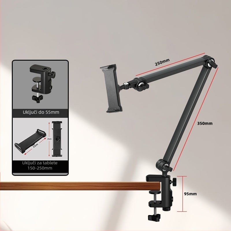 XQS XB-22 Sklopiva konzolna podrška za tablete za stolnu i noćnu upotrebu, 250 g, OEM obrada, privatna oznaka dostupna