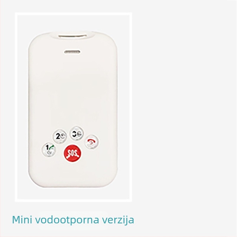 Učenički GPS locator-badž s lancem za nošenje oko vrata, elektronički učenik identifikator, točnost pozicioniranja 5–15 m, sustav alarma ograde, 128 MB memorije, trajanje baterije do 5 dana