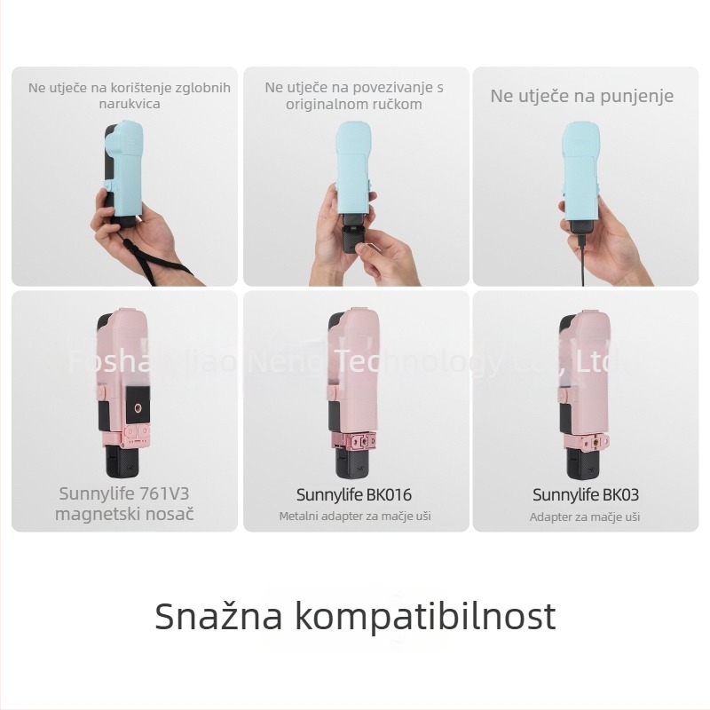 Op3-k019 Zaštitni pokrov Osmo Pocket 3 sa spremnikom za filtre, Plastika, OEM/ODM, Na skladištu