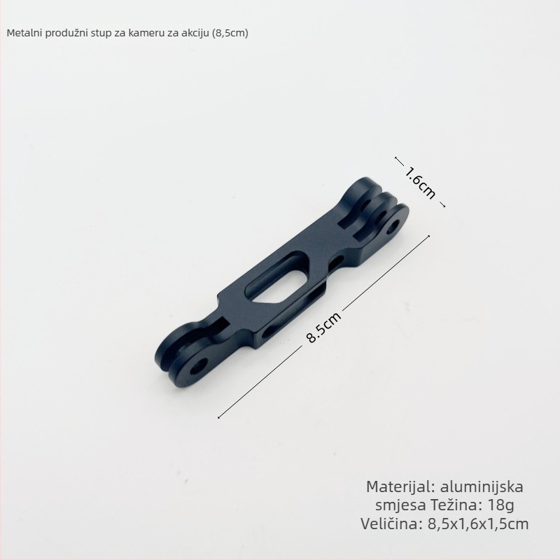 GP24 Univerzalni aluminijski produžni štap za kameru na biciklu (set od 3 komada, mogućnost dodavanja logotipa)