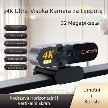 Inteligentna PTZ kamera za stolno računalo, 4K rezolucija, 800K senzor, USB 2.0