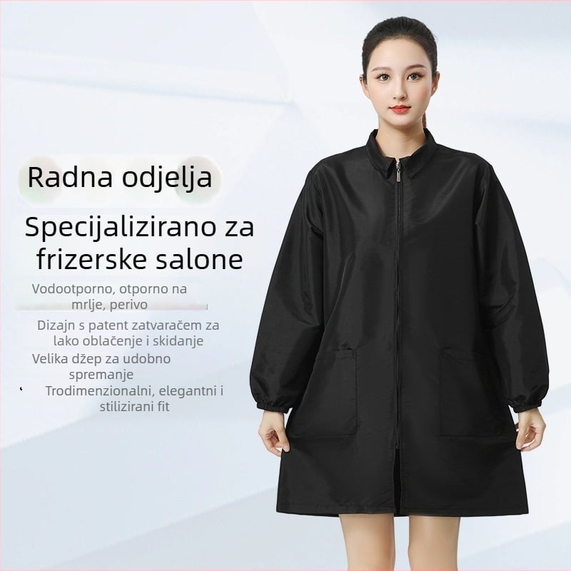 Prsluk s rukavima za frizera – protiv prljavštine, stil: korejski, materijal: Drugo