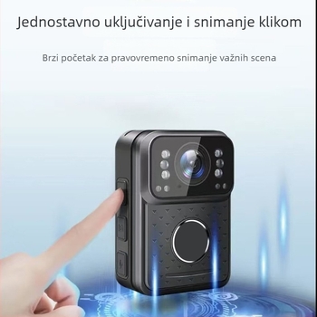 DSJ-H3 Nosiva policijska kamera za prsa s 10x optičkim zumom, 1080p, noćni prikaz, 1,5-inch LCD, 3D mikrofon